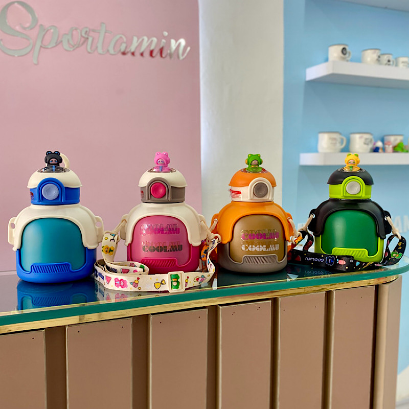 فلاسک قمقمه ای فانتزی استیل 316 مدل 600 میلی لیتری