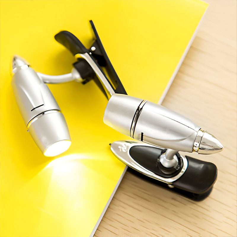 چراغ مطالعه و همراه کلیپسی